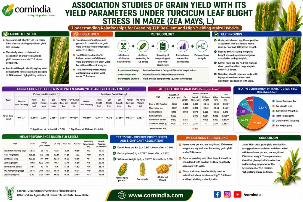 Leaf Blight Stress in Maize