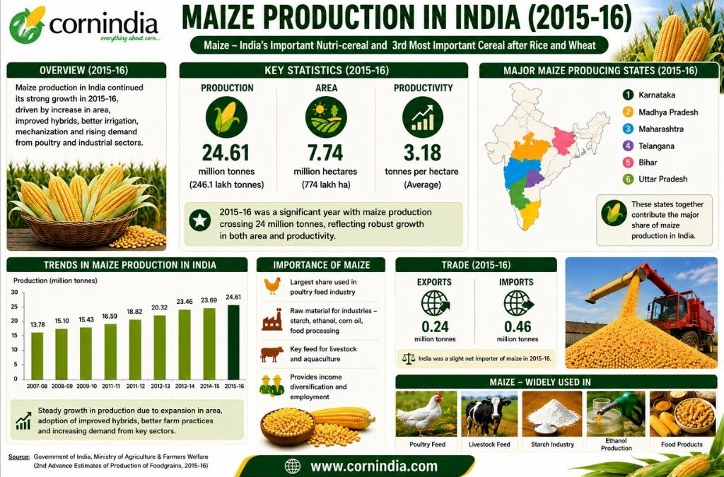 Maize Production in India 2015-16