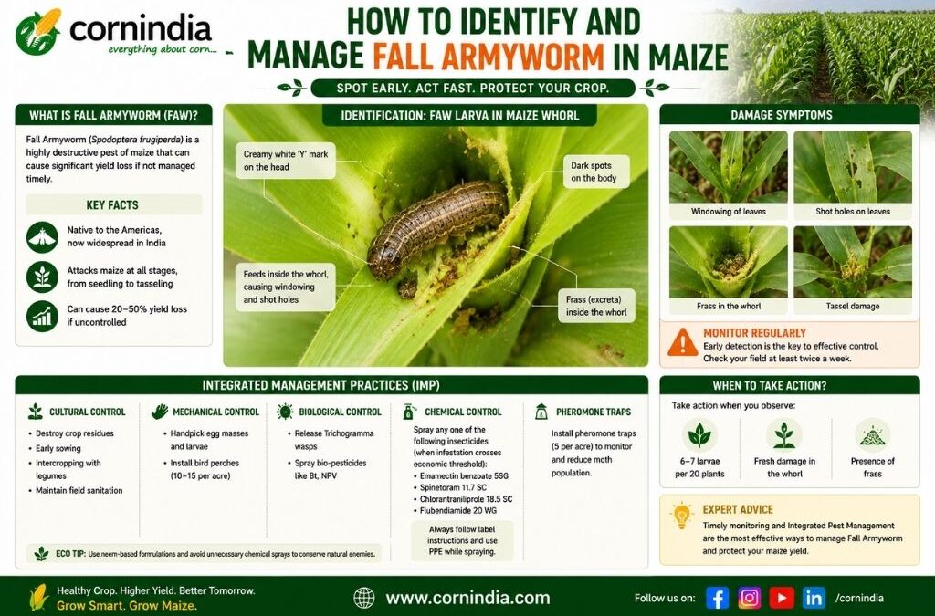How to Identify and Manage Fall Armyworm in Maize