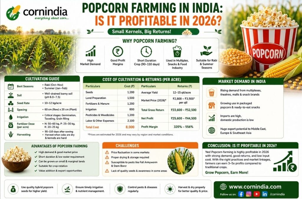 Popcorn Farming in India: is it Profitable in 2026?