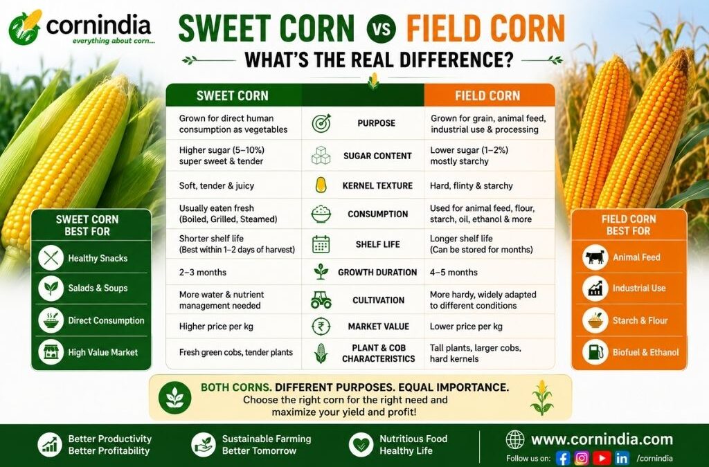 Sweet Corn vs Field Corn: What’s the Real Difference?
