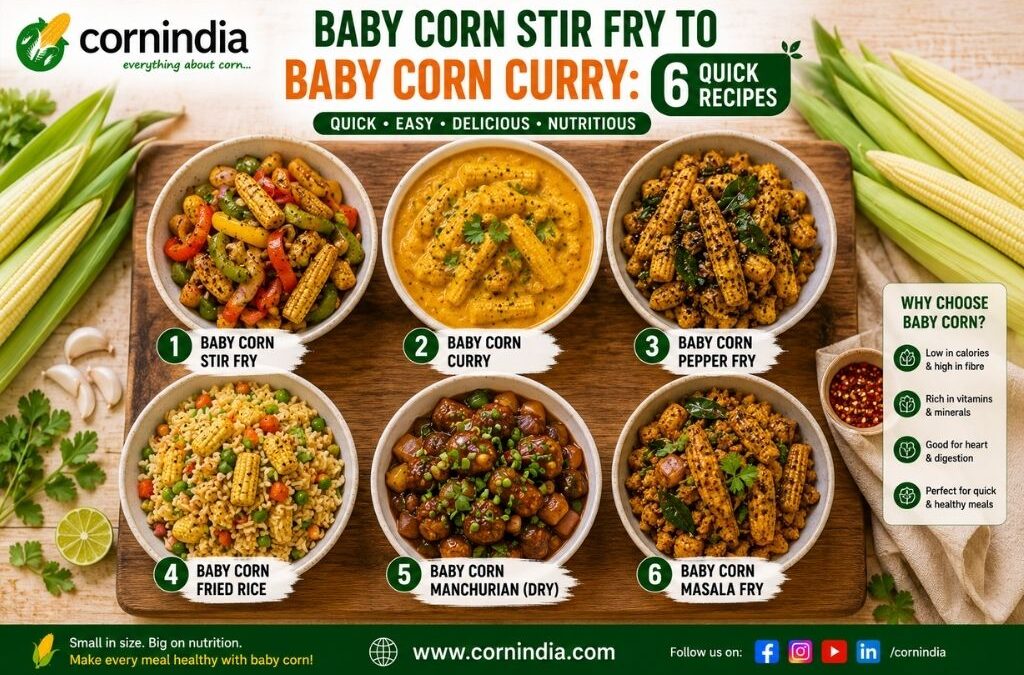Baby Corn Stir Fry to Baby Corn Curry: 6 Quick Recipes