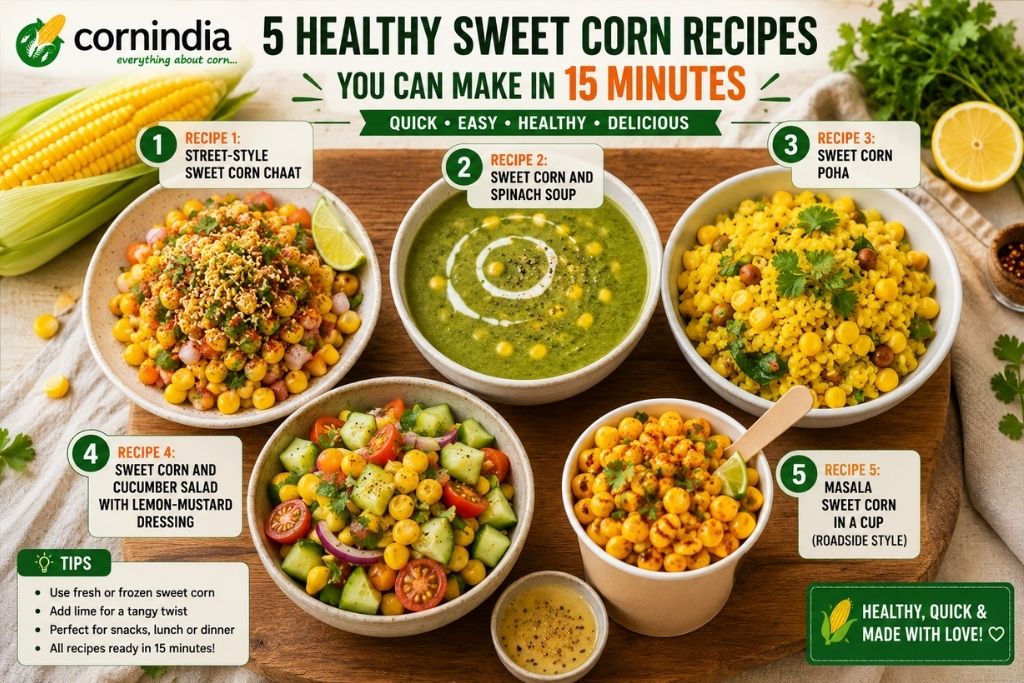 5 Healthy Sweet Corn Recipes You Can Make in 15 Minutes
