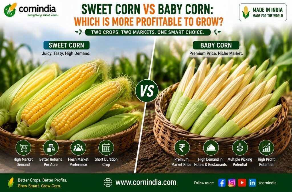 Sweet Corn vs Baby Corn: Which Is More Profitable to Grow?