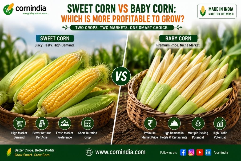 Sweet Corn vs Baby Corn