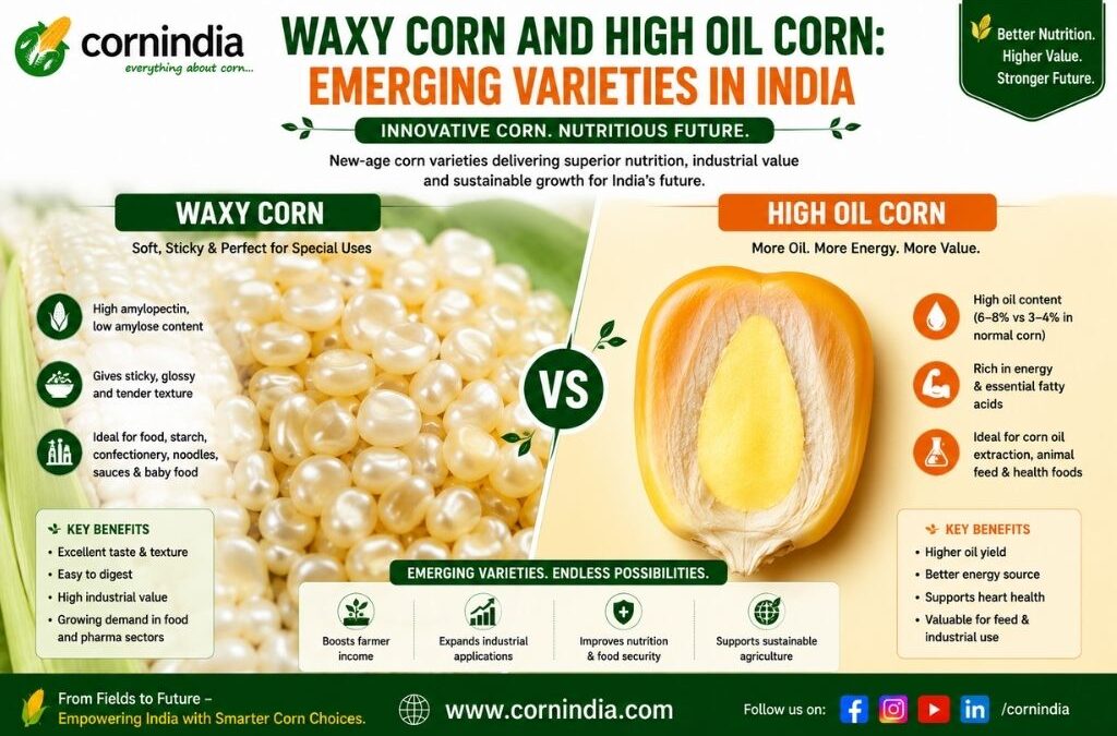 Waxy Corn and High Oil Corn: Emerging Varieties in India